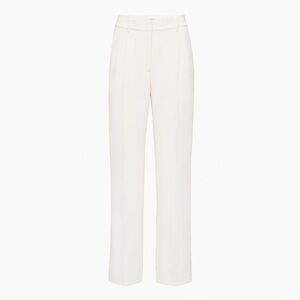 NWT Aritzia Wilfred The Effortless Trouser Pant Light Birch Size 8